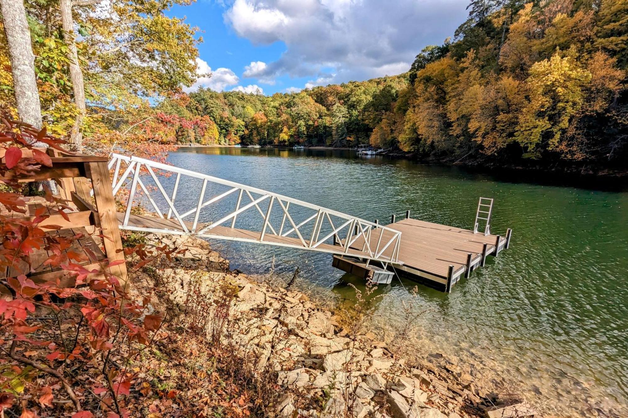Lakeside Cashiers Cabin With Private Boat Dock! Cullowhee Kültér fotó